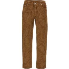 Paisley Vaatteet Etro Etro-Paisley Pantaloni Marrone-Uomo Brown