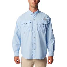 Nylon Shirts Columbia Men’s PFG Bahama II Long Sleeve Shirt - Sail