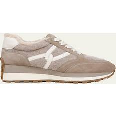 Veronica Beard Valentina Shearling Sneaker Grey