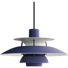 Louis Poulsen PH 5 Mini Monochrome Dusty Indigo Lampada a Sospensione 30cm