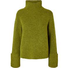 Selected Sia Ras Roll Neck Jumper - Cardamom Seed