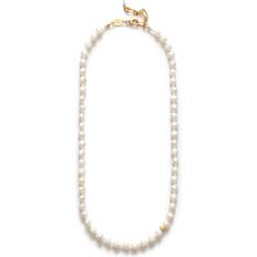 Anni Lu Petit Stellar Pearly 18-K Gold Plated Freshwater Pearl Necklace - White