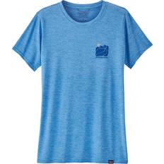 Patagonia Dame Cap Cool Daily Graphic Skjorte -Waters (Blå (SUNRISE ROLLERS:VSSL BLUE XDYE) X-large)