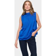 Saint Tropez Dam Blusar Saint Tropez AileenSZ Blus Blå för Dam Blue