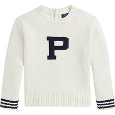 Knitted Sweaters Polo Ralph Lauren Kids P Crewneck Sweater in Cream. 2, 3, 6