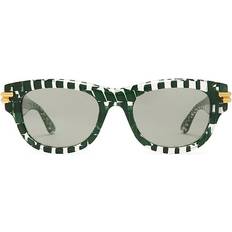 Bottega Veneta Bold Ribbon Sunglasses - Green