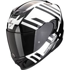 Scorpion Motorcycle Helmets Scorpion EXO 520 EVO Air Graphic Motorcycle Helmet (53-54cm) Banshee White Black, Black/white