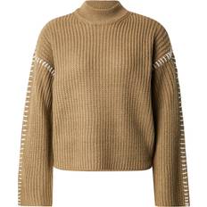 Quilted Jumpers Vila Stitch Knitted Pullover
