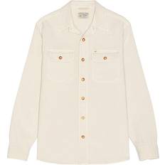 Overshirts - White Jackets Faherty Men's Sunwashed Shirt Jacket, Medium, White