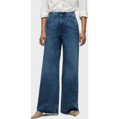 Hudson James High-Rise Darted Wide Leg Jean