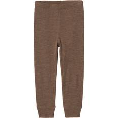 Bruin Basislagen Name It Ribgebreid Legging