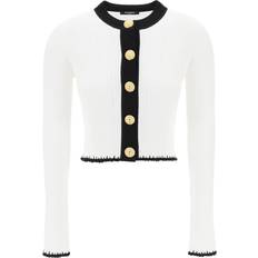 Cardigans Balmain Knitted Cardigan White (40 FR)