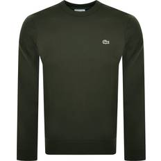 Organic Jumpers Lacoste Crew Neck Sweatshirt Green