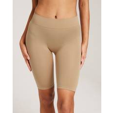 Beige - Damen Shorts Pieces Radlerhose