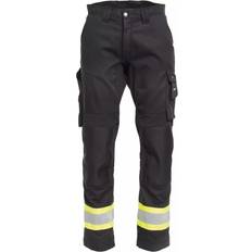 Tranemo workwear Arbetsbyxor Tranemo workwear Comfort arbetsbyxa, Svart/Varselgul (D116)