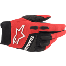 Red Motorcycle Gloves Alpinestars Full Bore Gloves Bright Red/black Junior, Child