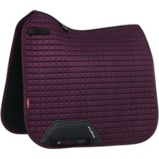 LeMieux Saddle Pads LeMieux Dressurschabracke Suede Square dunkelrot Pony