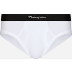 Vrouw Herenondergoed Dolce & Gabbana Mid-Rise Stretch Briefs White