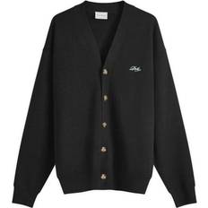 Man - Merinowol Vesten Drôle de Monsieur Cardigan - Black