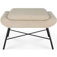 Ethnicraft Pallar Ethnicraft Barrow Off White Fotpall