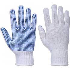 Work Clothes Portwest Fortis Polka Dot Glove A111 White/Blue Colour: White/Blue