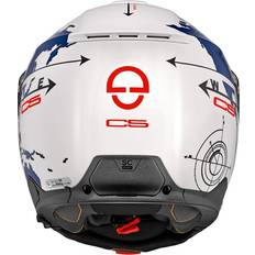 Schuberth C5 Globe, Flip-up helmet, White Blue