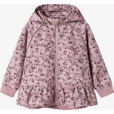 8000 Jackor Barnkläder Name It Name it mini Jacka Nmfalfa08 Softshell Jacket Flower Lila