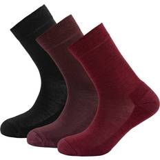 Dame - Røde Undertøy Devold Sokkepakke Daily Merino Sock 74