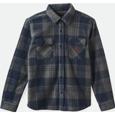 Brixton Bowery Arctic Fleece Flannel in Blue. L, S, XL/1X