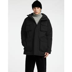 Dunkappor & Vadderade kappor - Herr Kappor & Rockar Selected Vadderad Parkas Svart