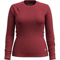 Rot Basisschicht-Oberteile Smartwool Merino 250 Crew Long Sleeve T-shirt Rot Frau