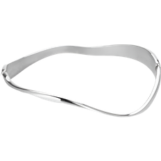 Sistie Genanvendt materiale Armbånd Sistie Sistie 2nd Wavy Armring Stål Plaza