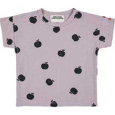 Lilla T-skjorter Bobo Choses Lavender Poma All Over Short Sleeve T-Shirt 18-24 mdr