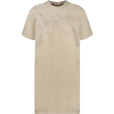 Burberry Women Dresses Burberry EKD Cotton T-shirt Dress Hunter