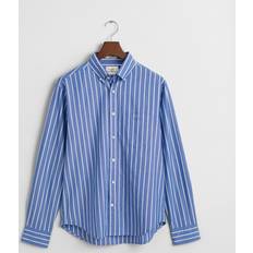 Gant Unisex Tops Gant Men Regular Fit Striped Poplin Shirt