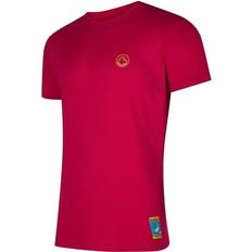 La Sportiva Climbing On The Moon T-Shirt - Fucsia/Giallo