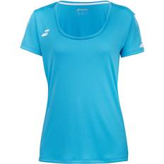 Sportswear Garment - Turquoise Tops Babolat Play Cap Sleeve T-Shirt Women turquoise