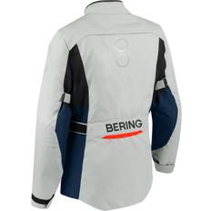 Azul Chaquetas de moto Bering Lady Siberia Jacket Grey Blue Red T5 Mujer