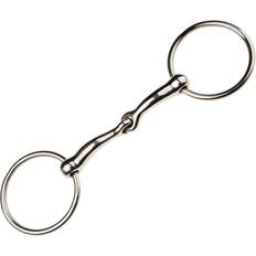 5.5'' Bits Korsteel Stainless Steel Jointed Loose Ring Snaffle Bit