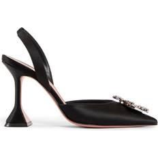 Amina Muaddi WOMAN BLACK PUMPS Black