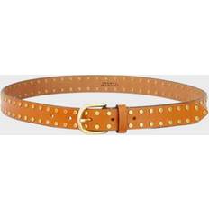 Cuero Cinturones Isabel Marant Belt Zap Natural