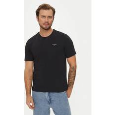 Denim/Jeansstoff T-Shirts Marc O'Polo T-Shirt schwarz