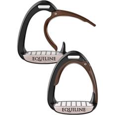 Bottines pour chevaux Equiline Étriers de sécurité d’équitation X-CEL Marron