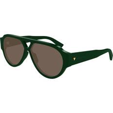 Bottega Veneta Herre Solbriller Bottega Veneta BV1318S 003 Solbriller Mænd - Green