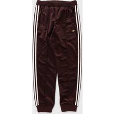 Men - Velvet Pants & Shorts Adidas 'Premium' Track Pants Red