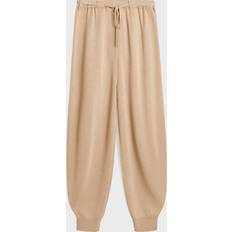 Dam - Silke/Siden Byxor By Malene Birger xor Tevana Taupe