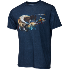 Savage Gear Men's t-shirt blue cannibal tee fishing sport 100% polyester