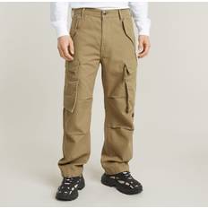 Beige - Cargobukser - Dame G-Star R-3N Regular Straight Cargo Pants Beige Men