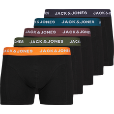 Jack & Jones 5XL Kalsonger Jack & Jones 5-pack Boxershorts Svart