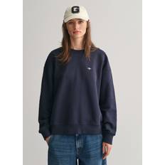 Gant Dame Sweatere Gant Dame Shield sweatshirt med crewneck